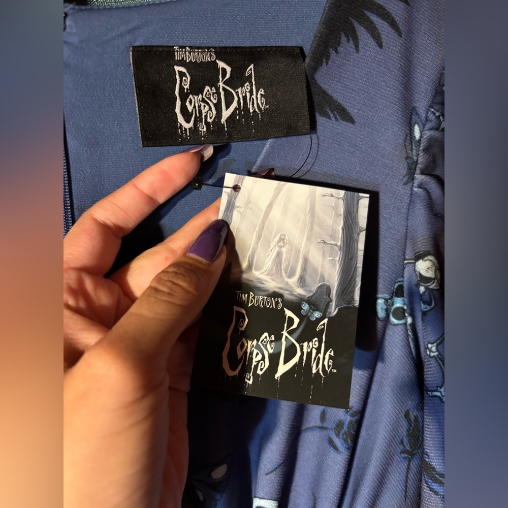 La Femme En Noir x Corpse Bride Dress w/ belt NWT - Picture 7 of 12